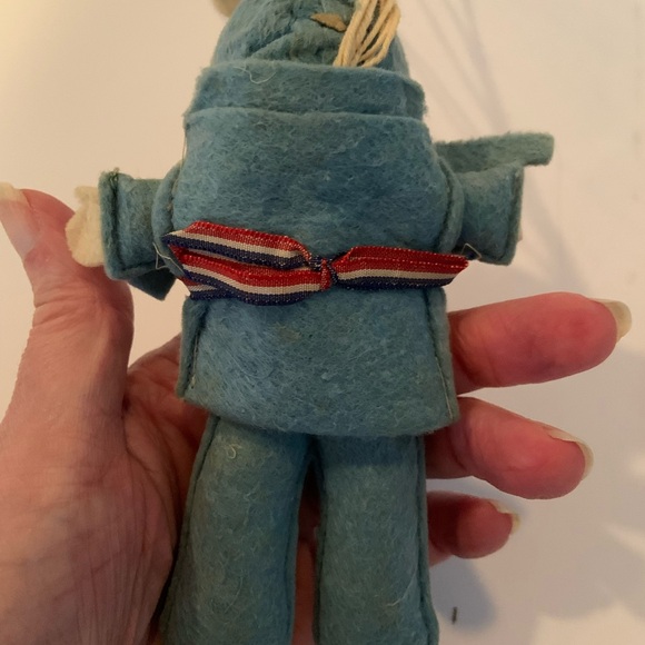 Rare Vintage WWII 1940’s Army Paratrooper Soldier Military Parachute Rag Doll - Picture 8 of 16